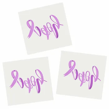 Temporary Tattoos - Custom Ribbons Now