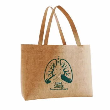 Jute Tote Bags - Custom Ribbons Now