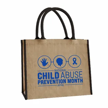 Jute Tote Bags - Custom Ribbons Now