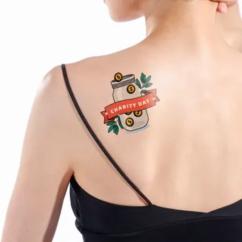 Temporary Tattoos - Custom Ribbons Now