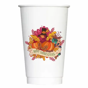 Hot Drink Cups - Custom Ribbons Now