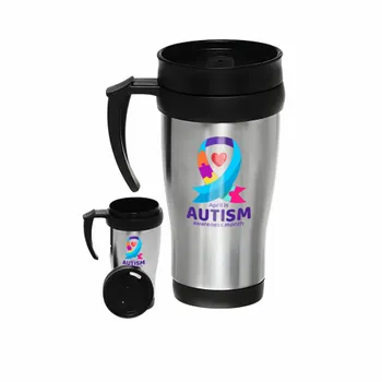 Insulated Travel Mugs - Custom Ribbons Now