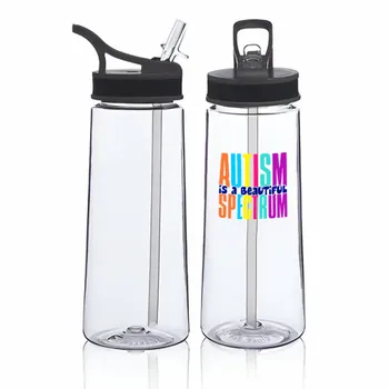 Plastic Water Bottles - Custom Ribbons Now