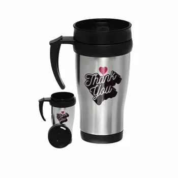 Insulated Travel Mugs - Custom Ribbons Now