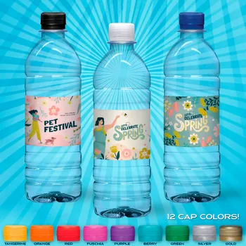 Bottled Water - Custom Ribbons Now