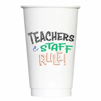 Hot Drink Cups - Custom Ribbons Now