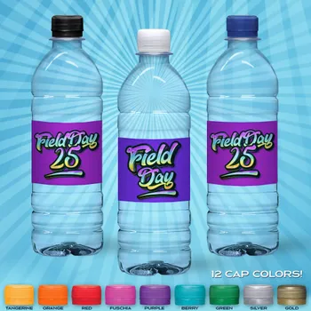 Custom Bottled Water - Custom Ribbons Now