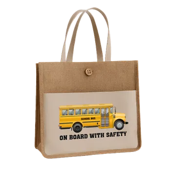 Jute Tote Bags - Custom Ribbons Now