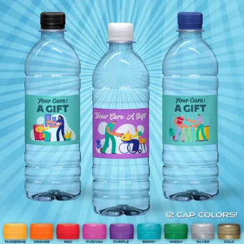 Custom Bottled Water - Custom Ribbons Now