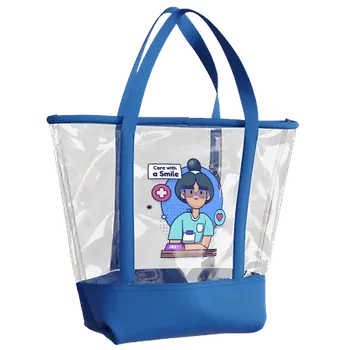 Clear Tote Bags - Custom Ribbons Now