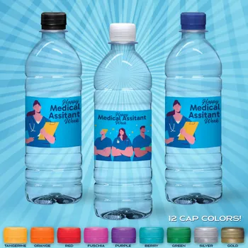 Custom Bottled Water - Custom Ribbons Now