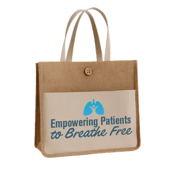 Jute Tote Bags - Custom Ribbons Now