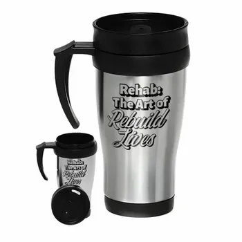 Travel Mugs - Custom Ribbons Now
