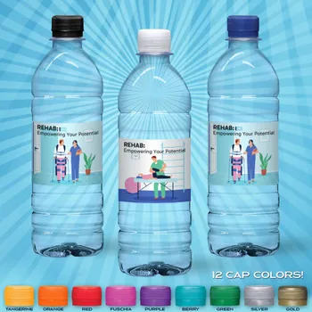 Custom Bottled Water - Custom Ribbons Now