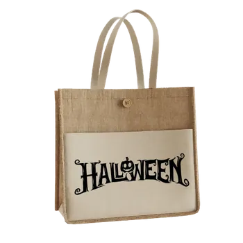 Jute Tote Bags - Custom Ribbons Now