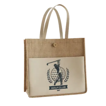 Jute Tote Bags - Custom Ribbons Now