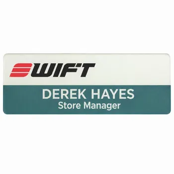 Acrylic Name Badges - Custom Ribbons Now