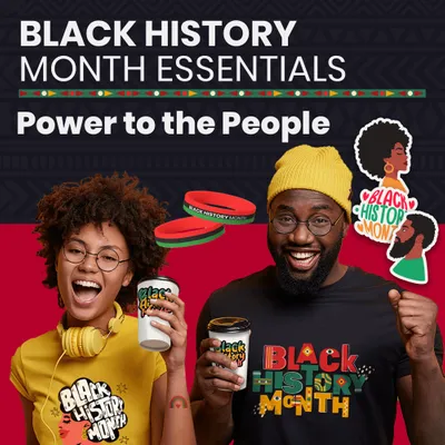 Black History Month Essentials - Custom Ribbons Now