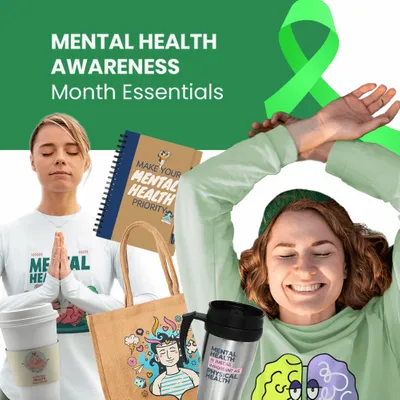 Mental Health Awareness Month Essentials - Custom Ribbons Now