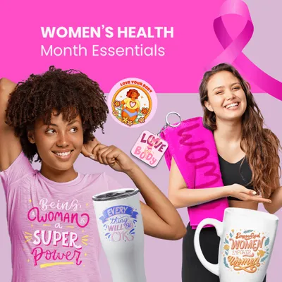 Women's Health Month Essentials - Custom Ribbons Now