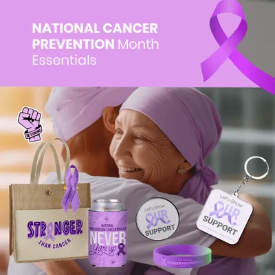 National Cancer Prevention Month Essentials - Custom Ribbons Now