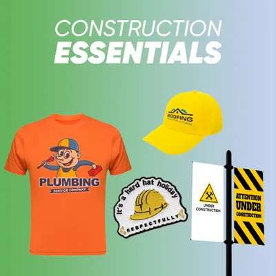 Construction Essentials - Custom Ribbons Now