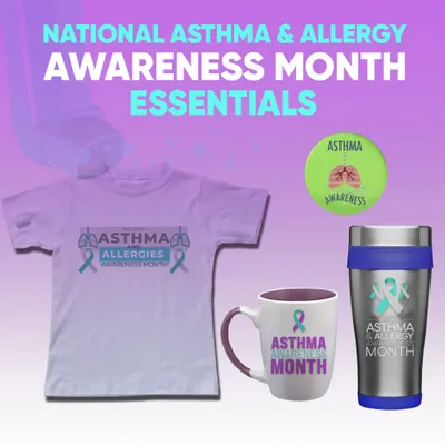 National Asthma & Allergy Awareness Month Essentials - Custom Ribbons Now