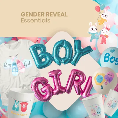 Gender Reveal Essentials - Custom Ribbons Now