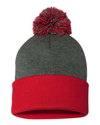 Dark Heather Grey/ Red Dark Heather Grey/ Red - Custom Ribbons Now