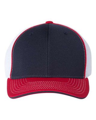 Navy/ White/ Red Tri Navy/ White/ Red Tri - Custom Ribbons Now