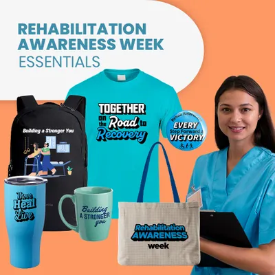 Rehabilitation Awareness Week Essentials - Custom Ribbons Now