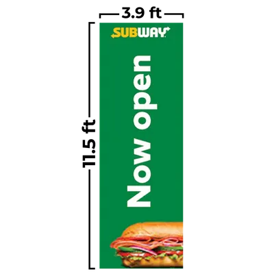 3.9 ft x 11.5 ft - Custom Ribbons Now