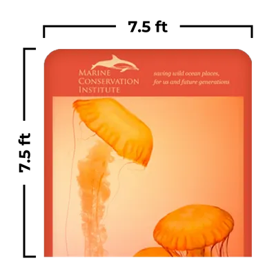 7.5 x 7.5 ft - Custom Ribbons Now