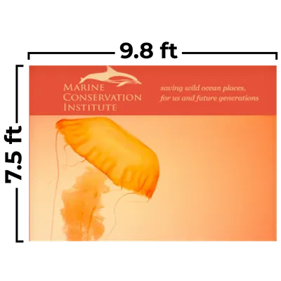 9.8 x 7.5 ft - Custom Ribbons Now