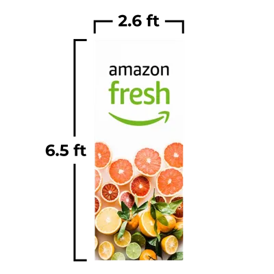 2.6 x 6.5 ft - Custom Ribbons Now