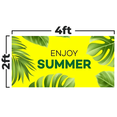 4 x 2 ft - Custom Ribbons Now