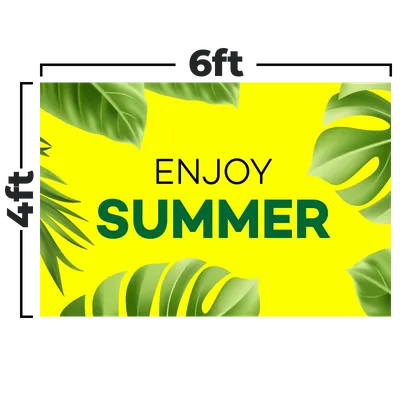 6 x 4 ft - Custom Ribbons Now