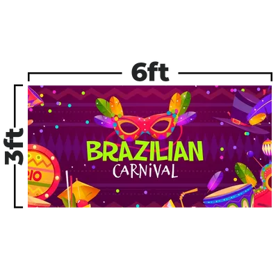 6 x 3 ft - Custom Ribbons Now