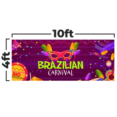 10 x 4 ft - Custom Ribbons Now