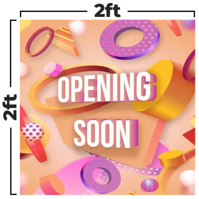 2 x 2 ft - Custom Ribbons Now