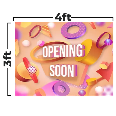 4 x 3 ft - Custom Ribbons Now