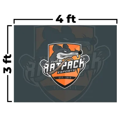 4 x 3 ft - Custom Ribbons Now