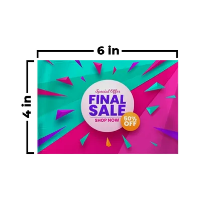 6 x 4 in - Custom Ribbons Now