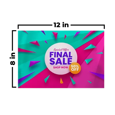 12 x 8 in - Custom Ribbons Now