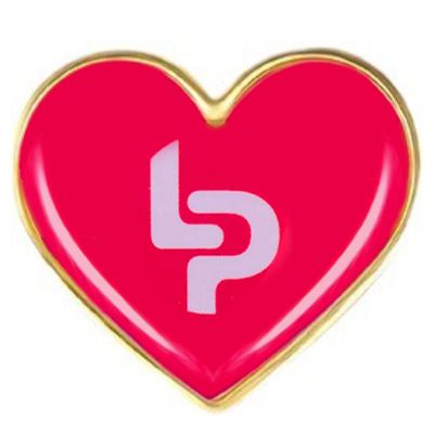 Heart Lapel Pin Heart Lapel Pin - Custom Ribbons Now