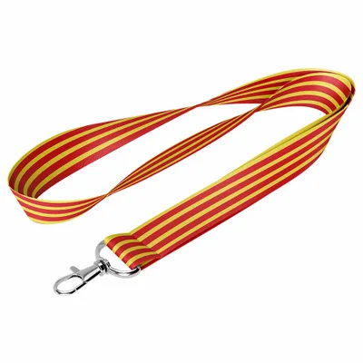 Red and Yellow Stripes - Custom Ribbons Now
