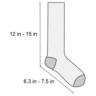 Youth (8-12 Years Old)_Embroidery + Pure Cotton Knee High Youth (8-12 Years Old)_Embroidery + Pure Cotton Knee High - Custom Ribbons Now