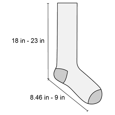 Men_Embroidery + Pure Cotton Knee High Men_Embroidery + Pure Cotton Knee High - Custom Ribbons Now