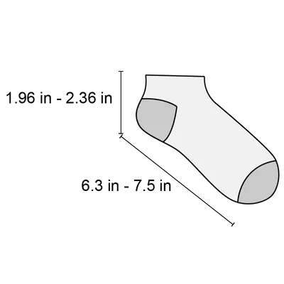 Youth (8-12 Years Old)_Embroidery + Pure Cotton Ankle Youth (8-12 Years Old)_Embroidery + Pure Cotton Ankle - Custom Ribbons Now