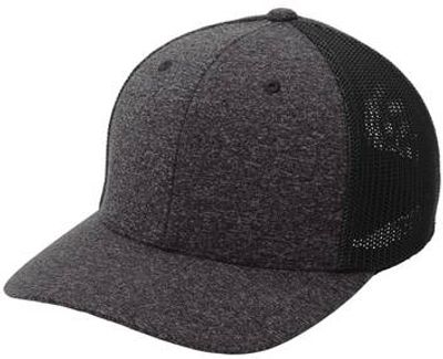 Black/ Dark Charcoal Heather Black/ Dark Charcoal Heather - Custom Ribbons Now